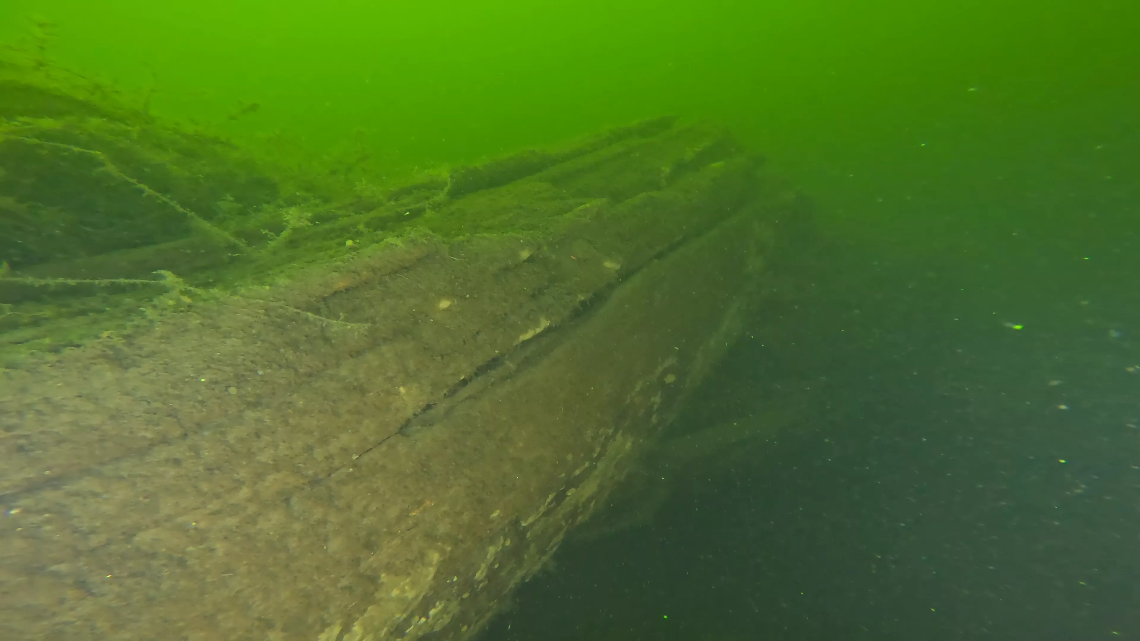 100' Wooden Barge Wreck (LU003), Lake Union, Seattle, WA — photo 10 of 14
