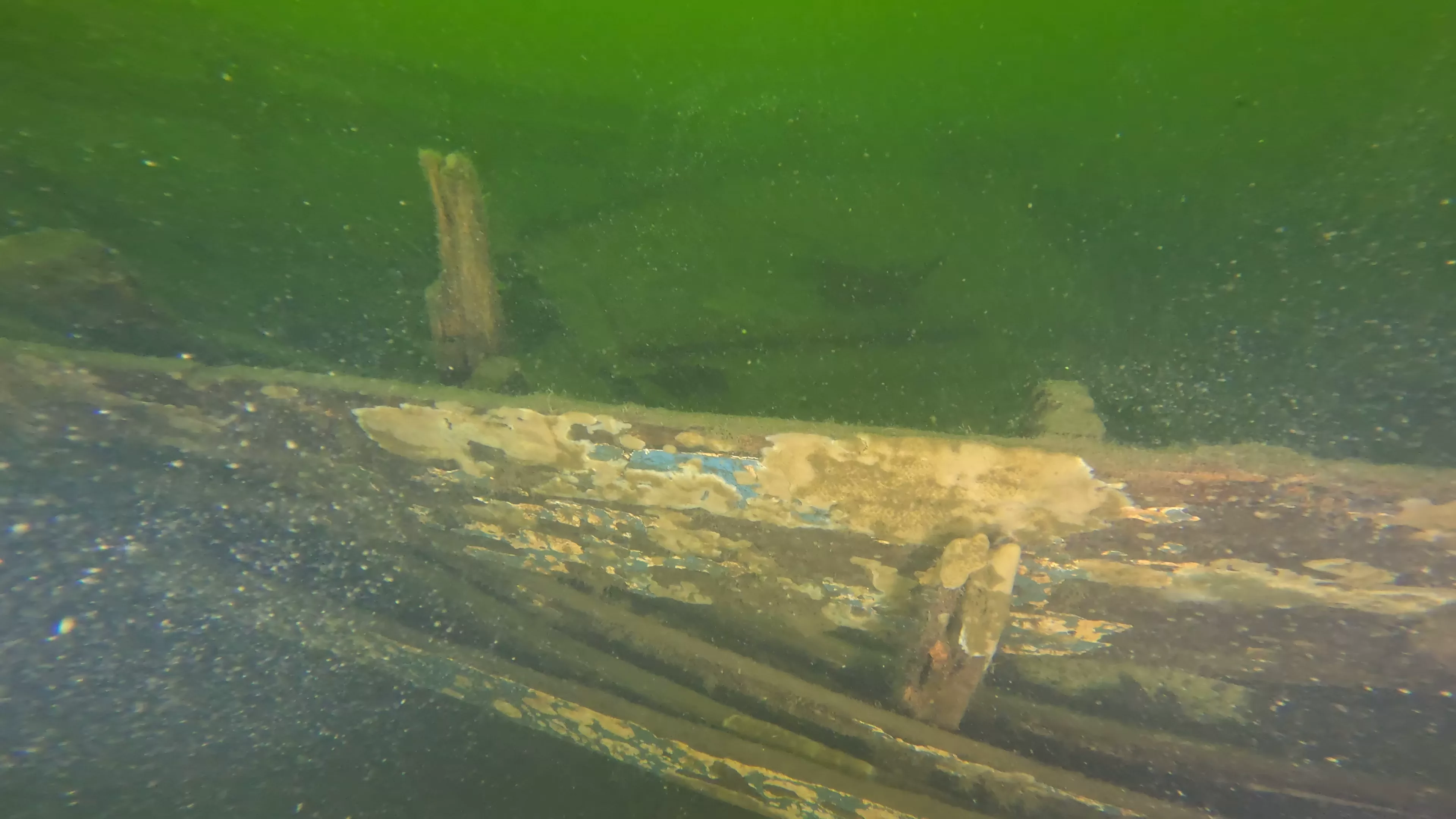 32' Wooden Boat Wreck (LU005), Lake Union, Seattle, WA — photo 7 of 11