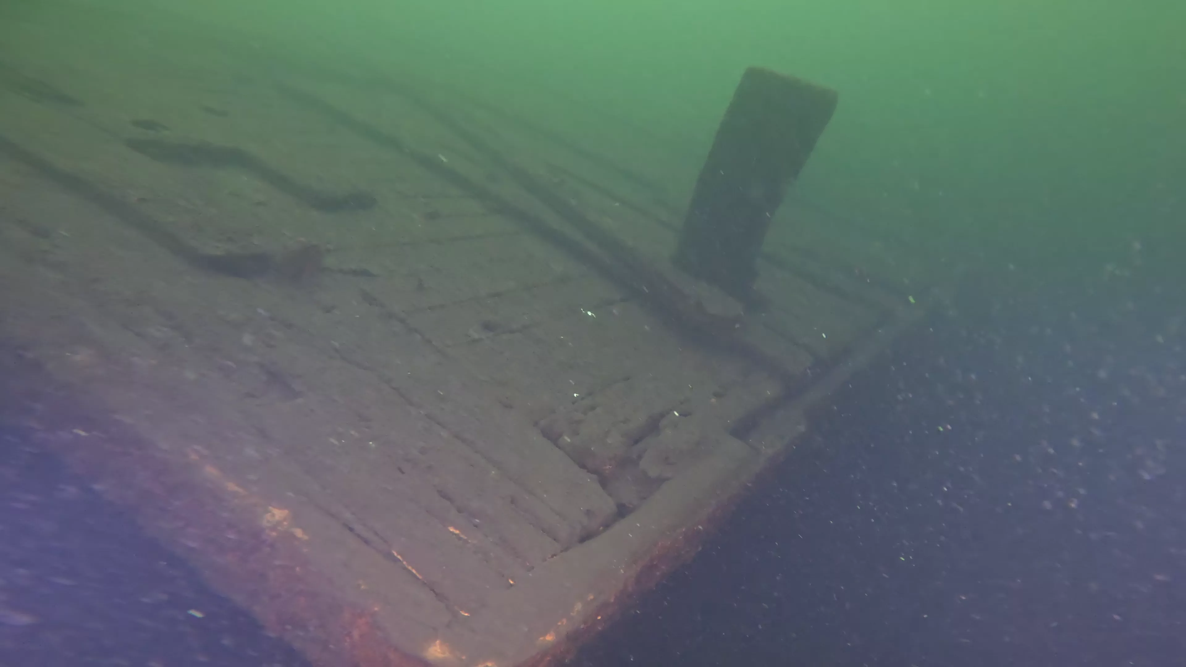Foss 54: Sunken 1908 Navy Barge (LU007), Lake Union, Seattle, WA — photo 14 of 16