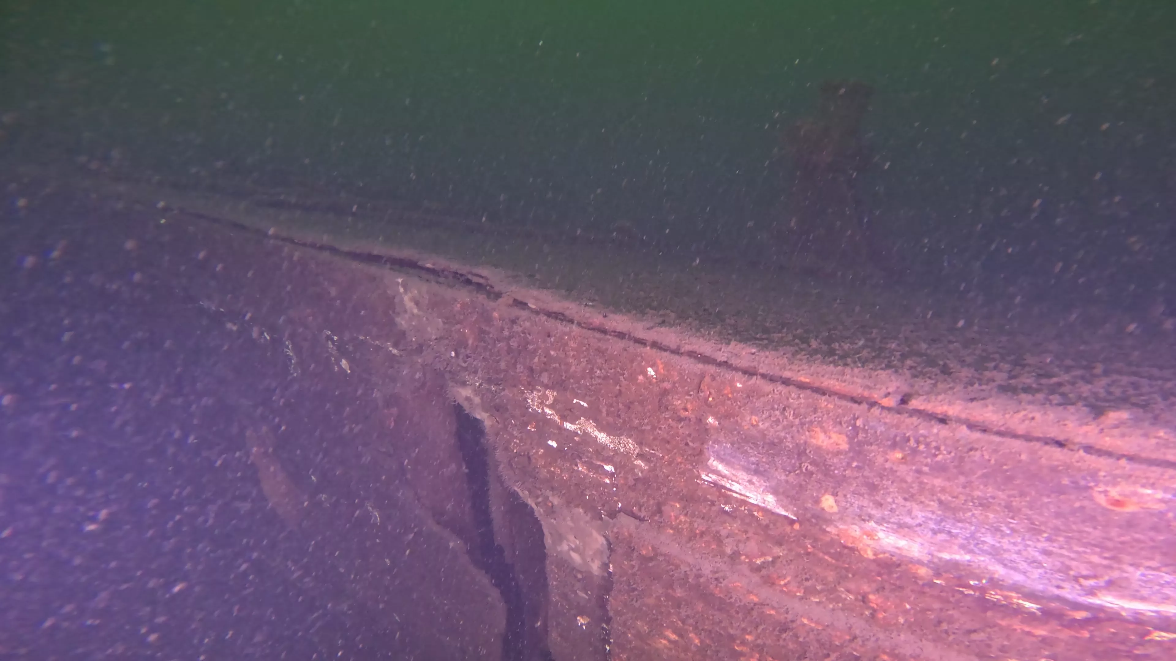 40' WWII-Era Landing Craft Wreck (LU009), Lake Union, Seattle, WA — photo 1 of 16