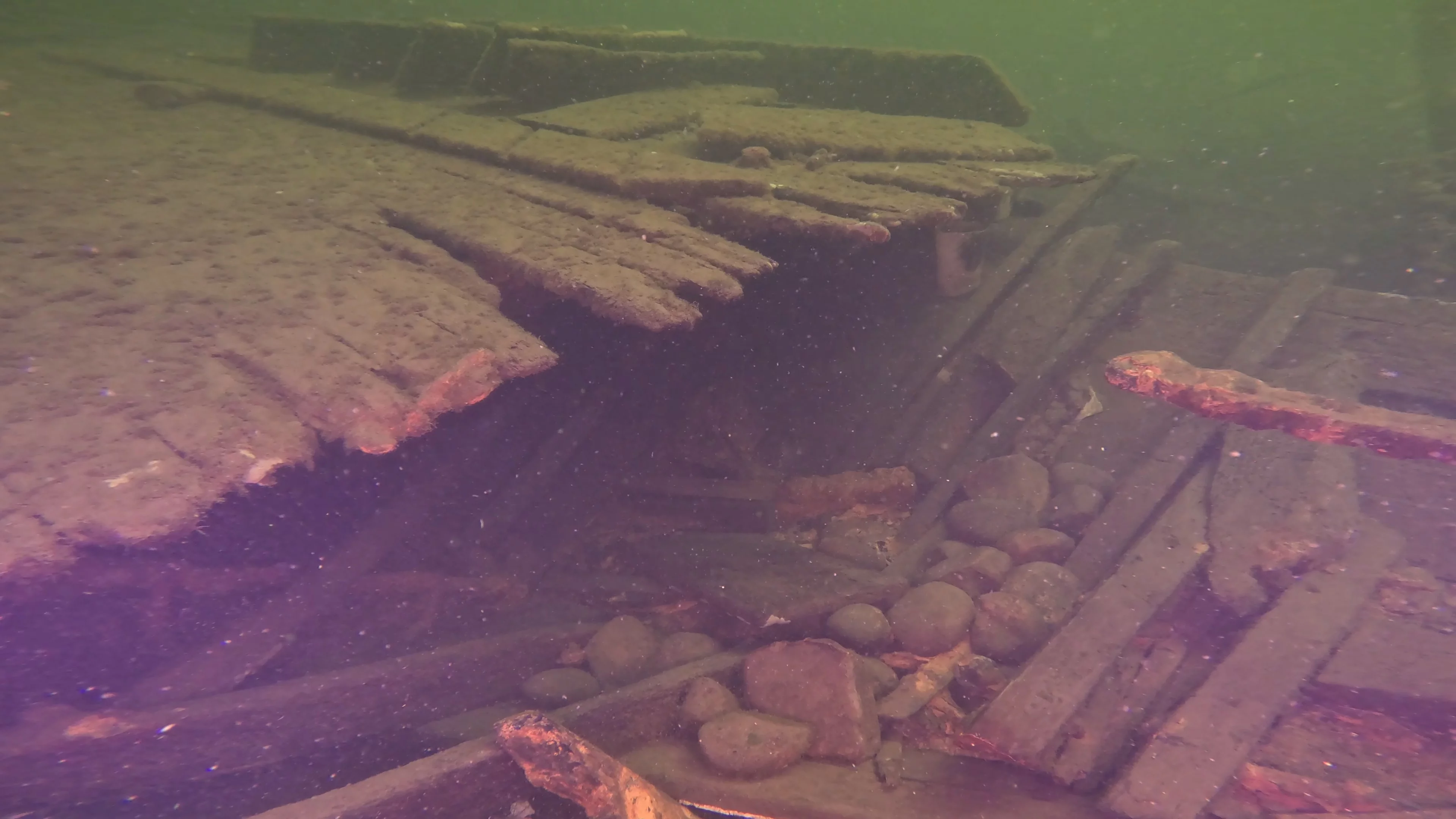 60' Wooden Wreck & Propeller (LU028), Lake Union, Seattle, WA — photo 20 of 57