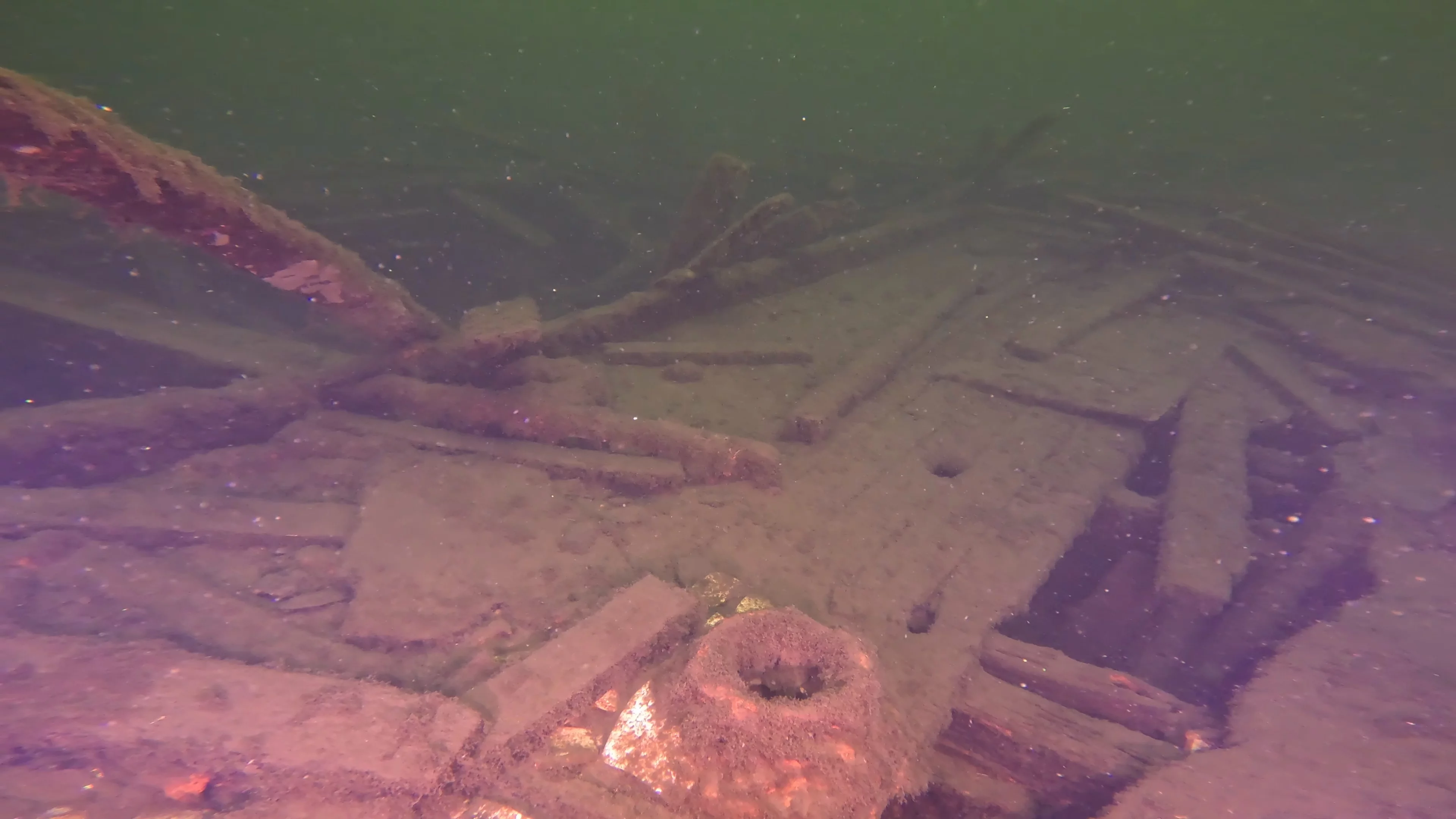 60' Wooden Wreck & Propeller (LU028), Lake Union, Seattle, WA — photo 53 of 57