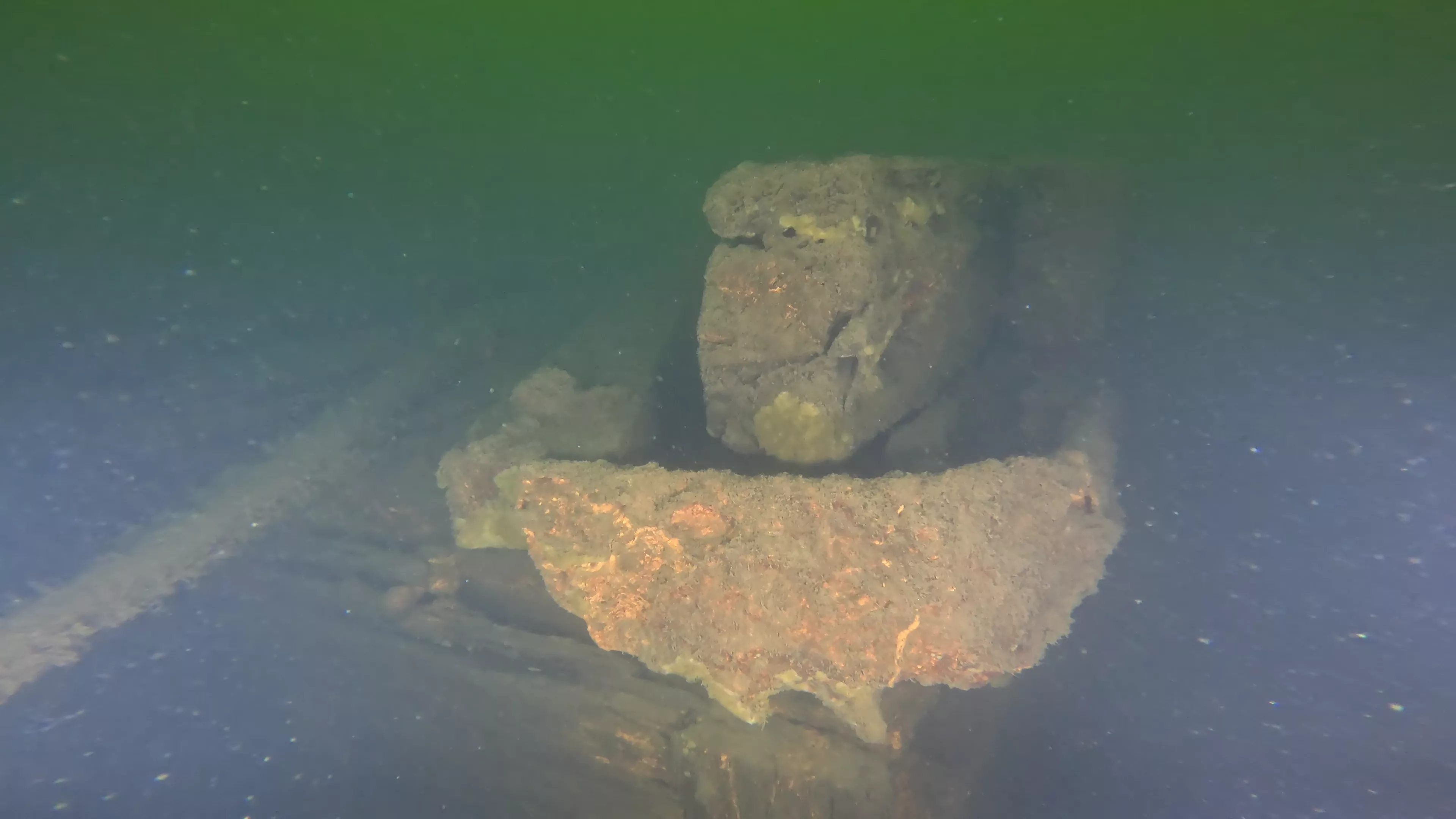 60' Wood Barge Wreck (LU032), Lake Union, Seattle, WA — photo 2 of 22