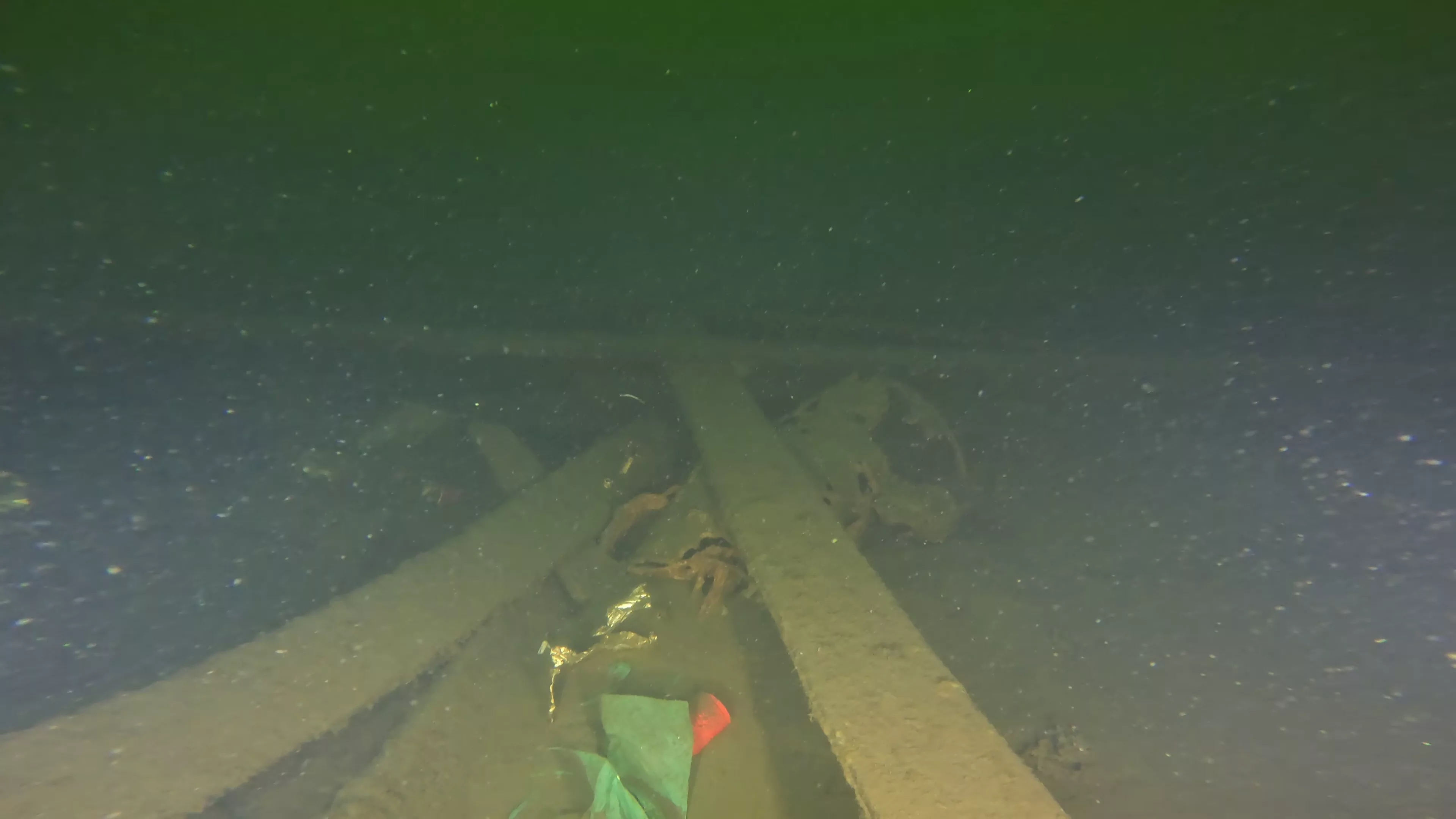 45' Collapsed Wooden Wreck (LU033), Lake Union, Seattle, WA — photo 2 of 19