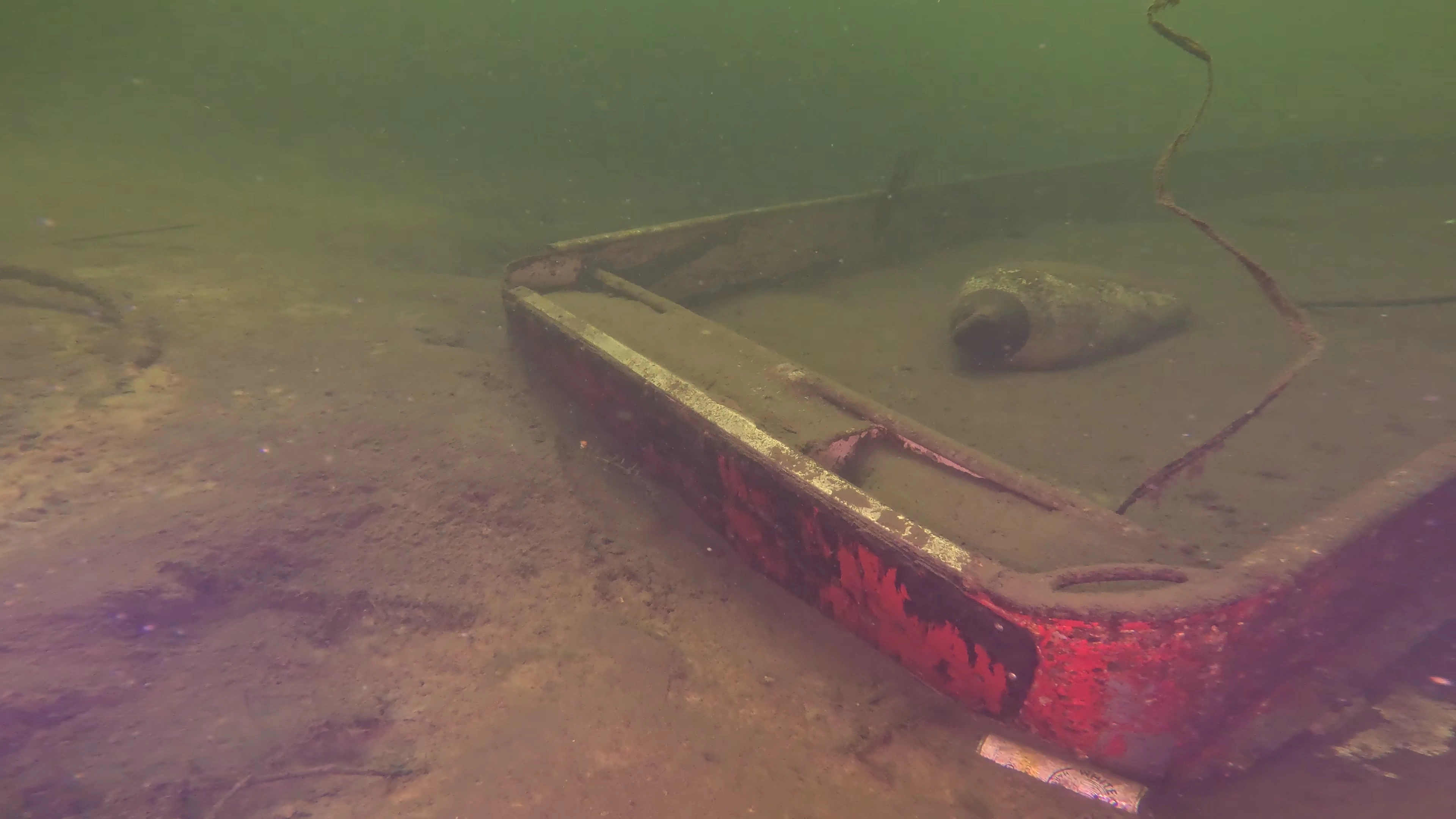 Sunken Metal Pleasure Craft (LU071), Lake Union, Seattle, WA — photo 6 of 15