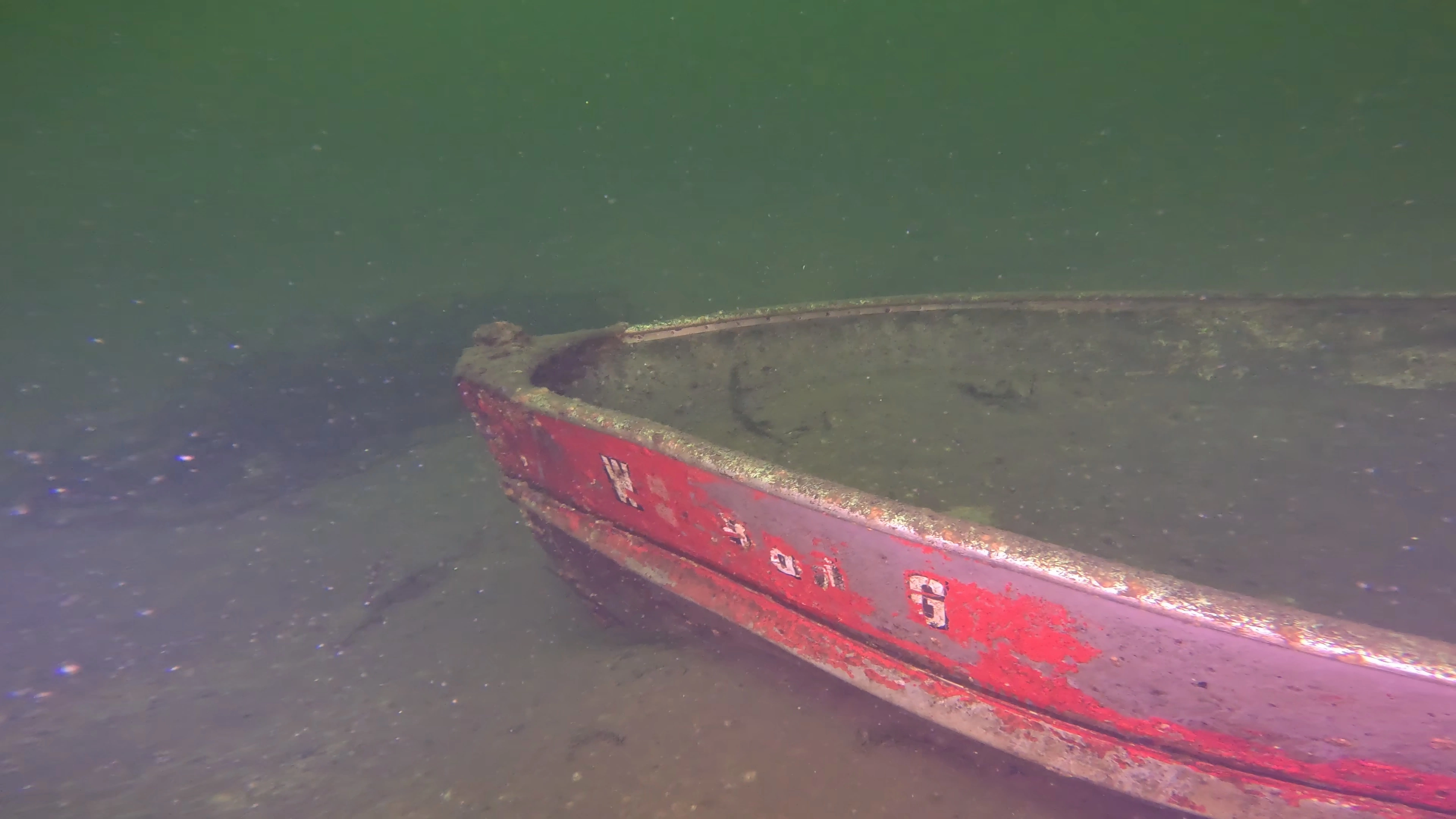 Sunken Metal Pleasure Craft (LU071), Lake Union, Seattle, WA — photo 12 of 15