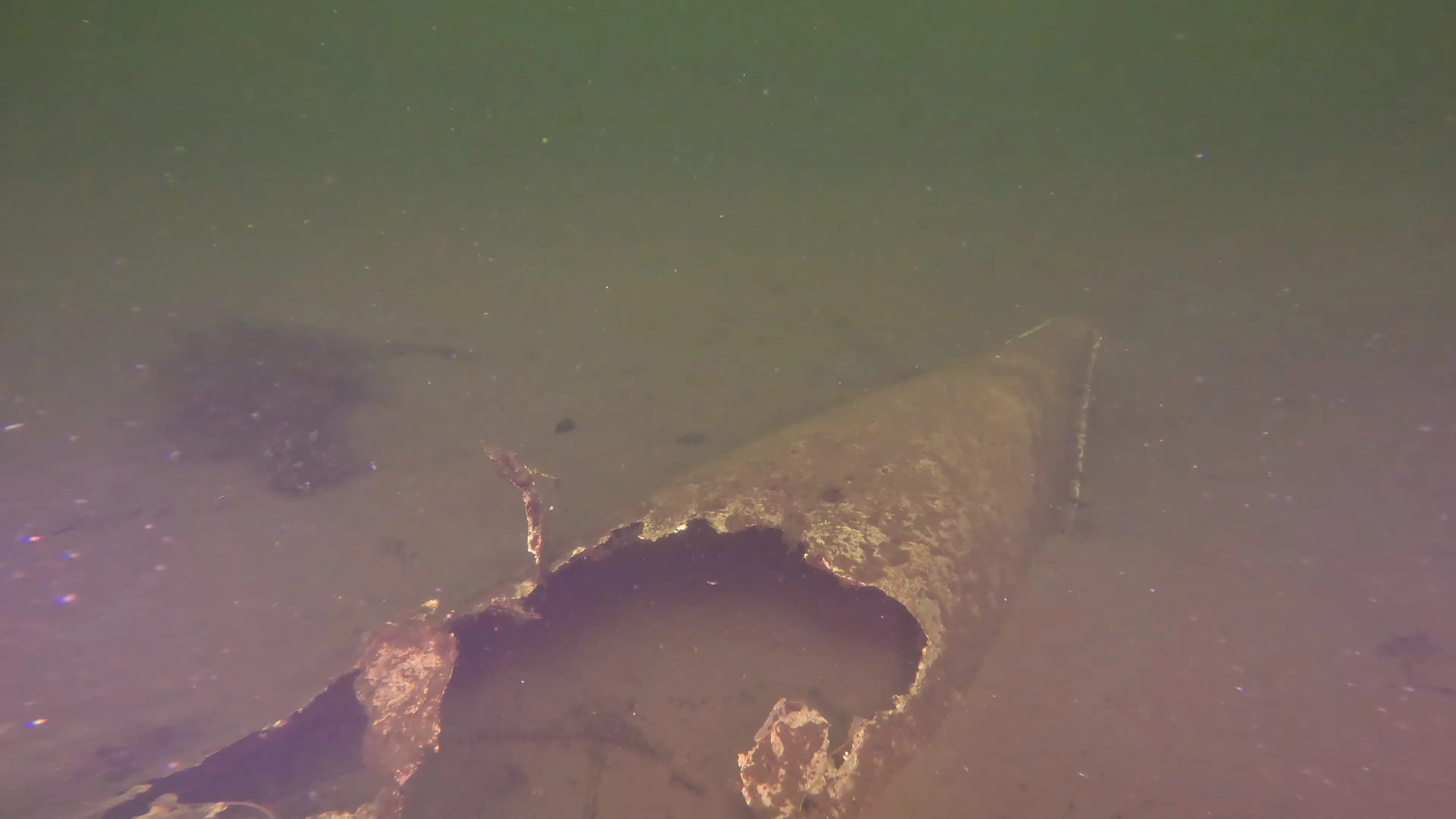 Suspected WWII Aircraft Drop Tank (LU073), Lake Union, Seattle, WA — photo 6 of 10