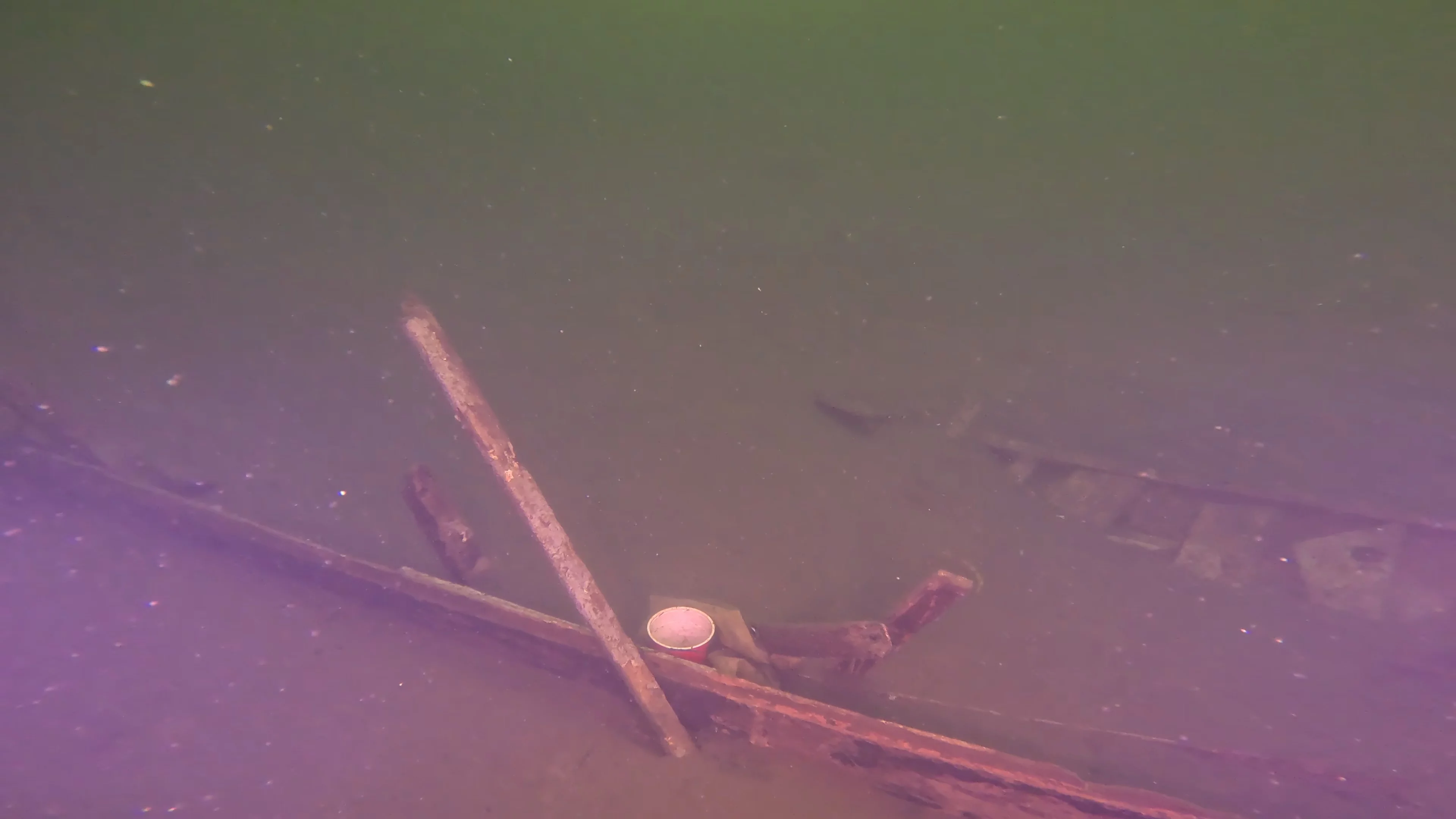 35' Bulwarks Boat Wreck (LU074), Lake Union, Seattle, WA — photo 3 of 12