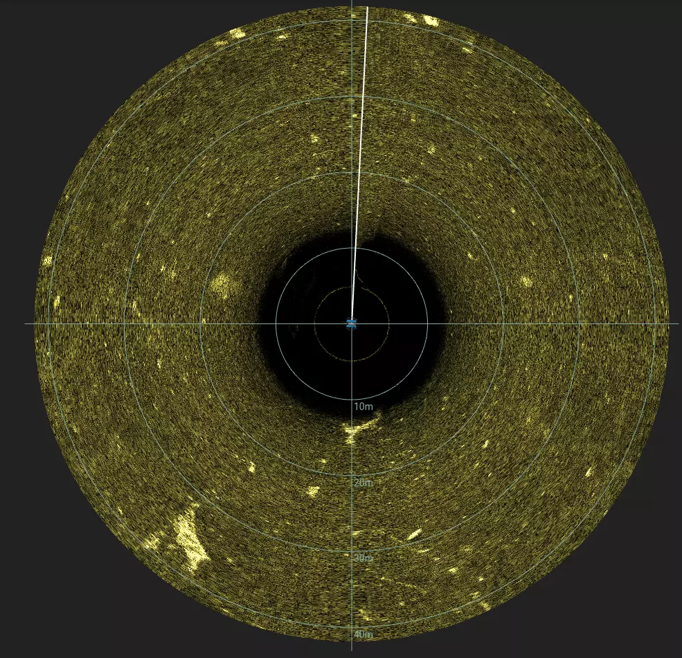 Unknown Debris Field (LU079), Lake Union, Seattle, WA — side-scan sonar image 1 of 2