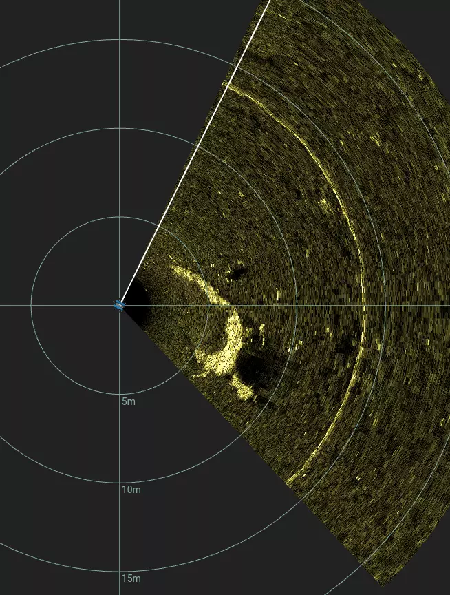 Unknown Debris Field (LU079), Lake Union, Seattle, WA — side-scan sonar image 2 of 2
