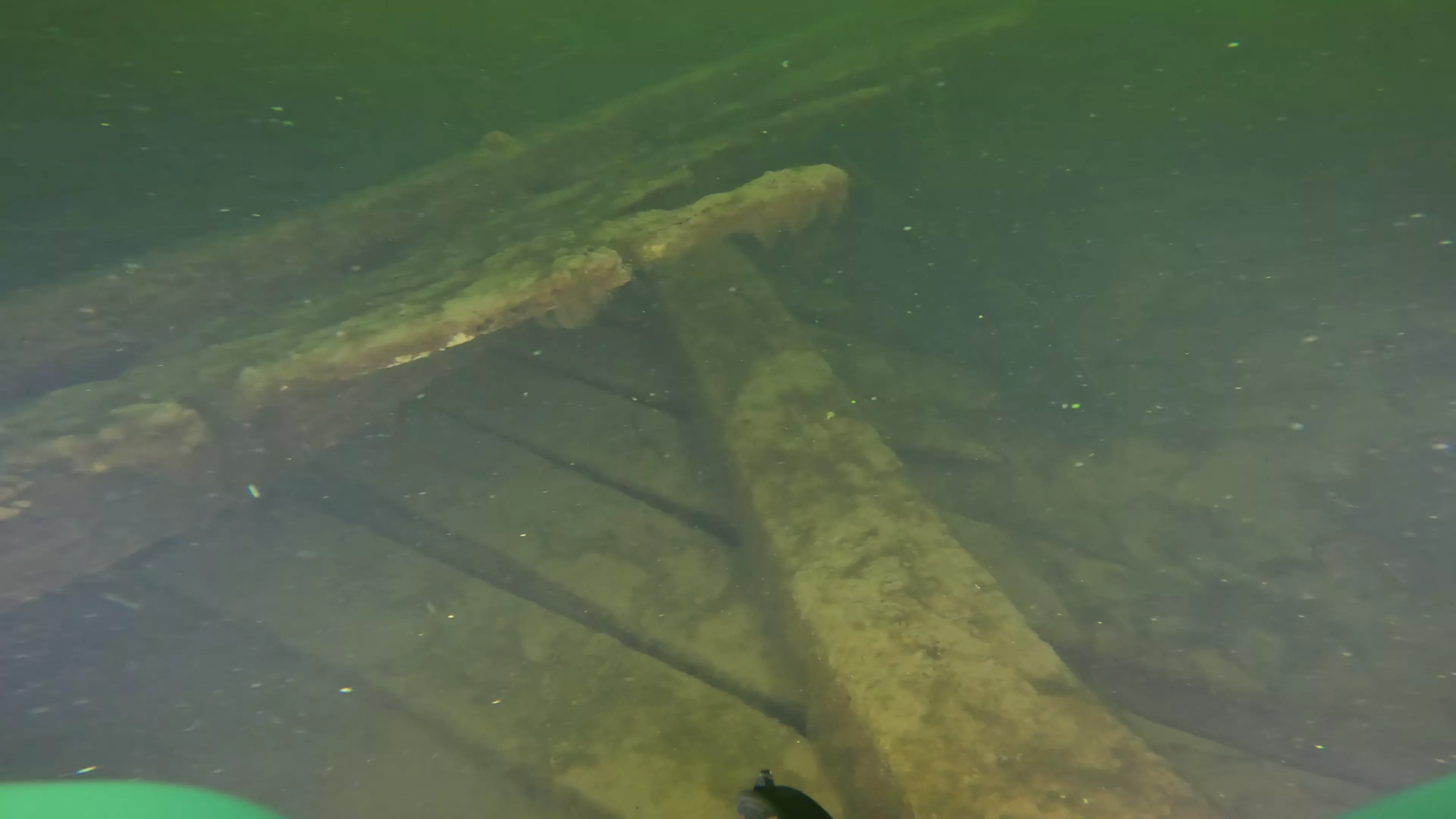 Sunken Metal Boat & Dock Debris (LU081), Lake Union, Seattle, WA — photo 15 of 19
