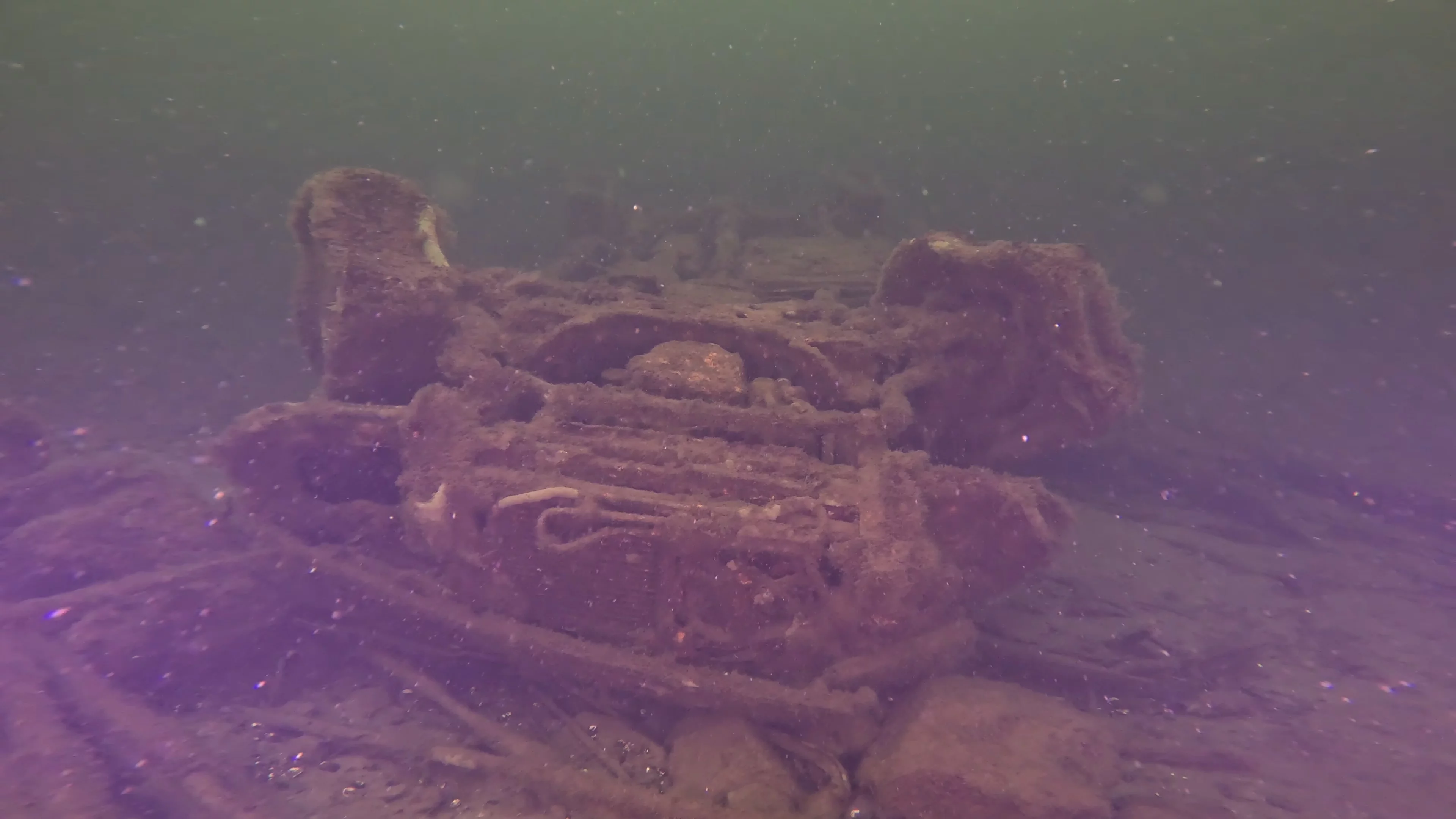 Sunken Car Wreck (V6 Badge) (LU102), Lake Union, Seattle, WA — photo 10 of 15